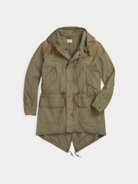 RRL by Ralph Lauren Leather-Yoke Sateen Parka