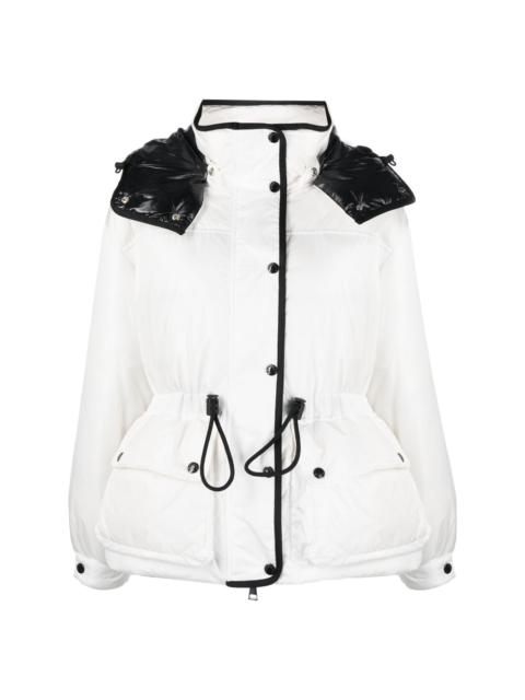 hooded puffer jacket