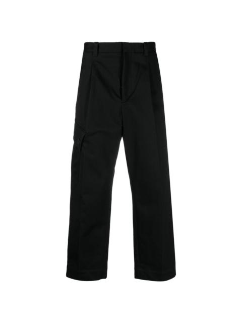 cargo-style cropped trousers