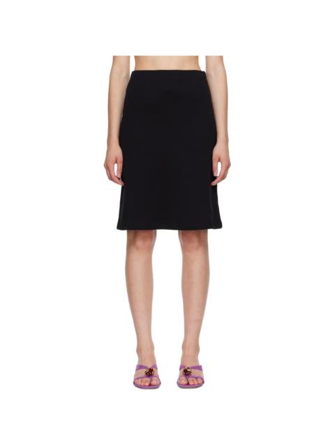 FLORE FLORE Black Marie Midi Skirt