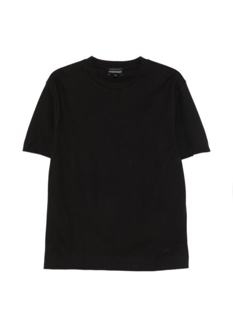 EMPORIO ARMANI chevron-pattern T-shirt