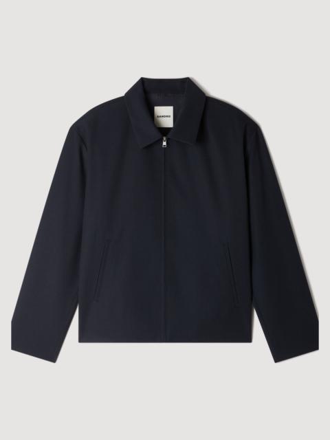 Sandro MINIMALIST ZIP-UP JACKET