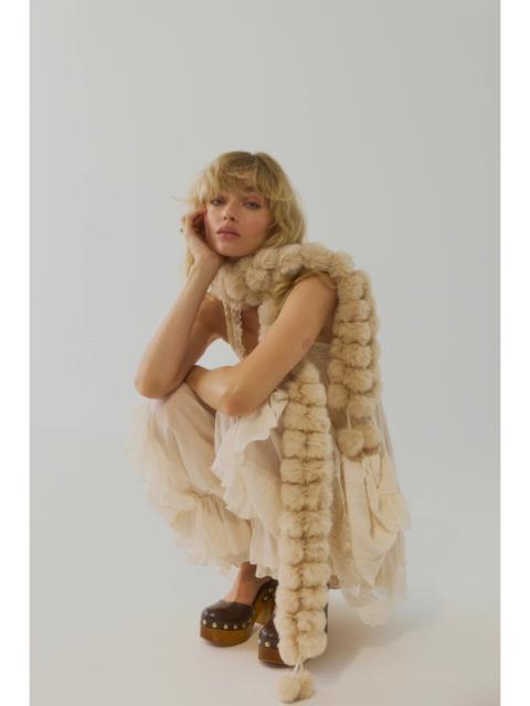 FREE PEOPLE Kiss Kiss Pom Scarf