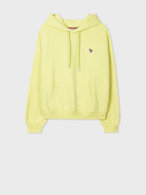 Paul Smith Washed Lime Zebra Logo Hoodie