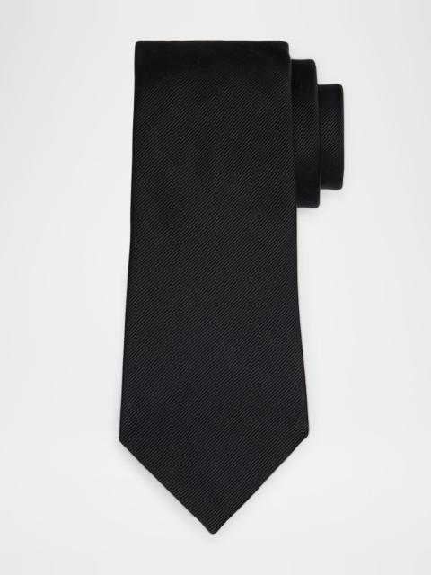 TOM FORD Men's Diagonal Ribbed Silk Tie