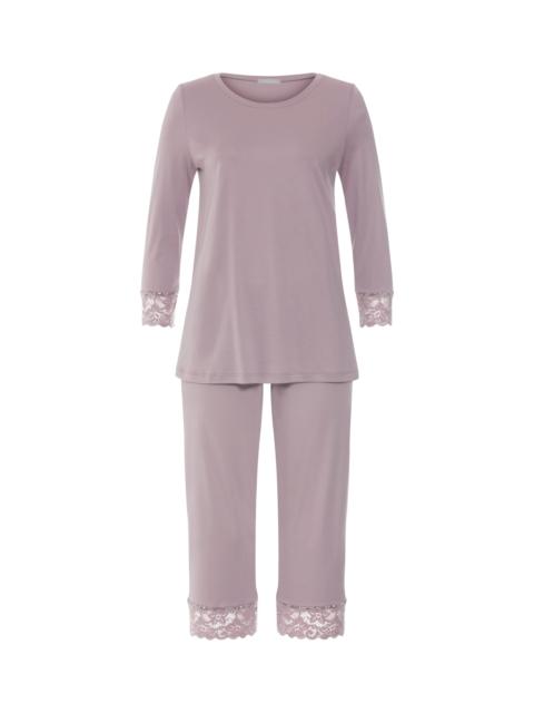 HANRO Moments Lace Trim Cotton Pajama Set
