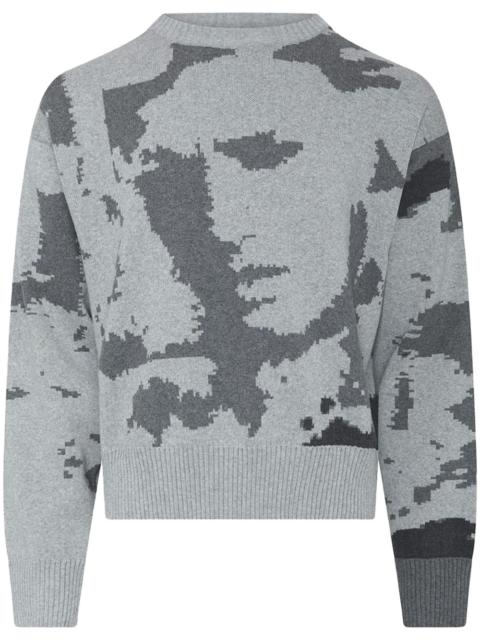 HELIOT EMIL™ artwork-jacquard sweatshirt