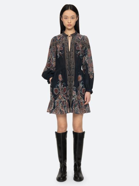 Sea Hyacinth Mini Dress