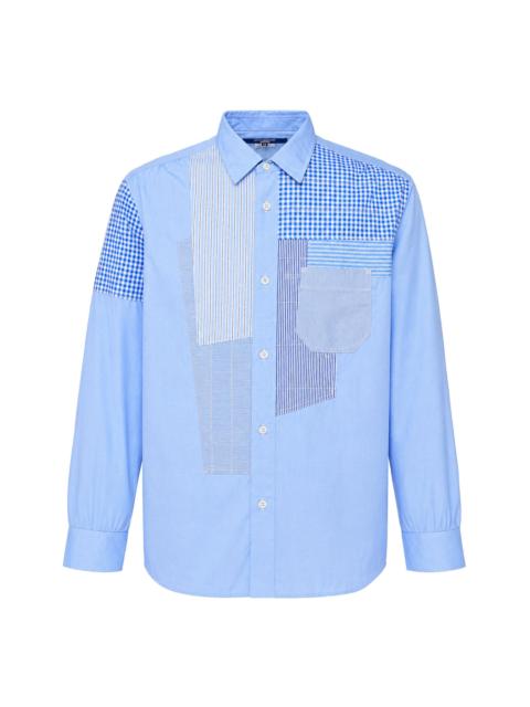 Junya Watanabe MAN Cotton Check Long Sleeve Shirt