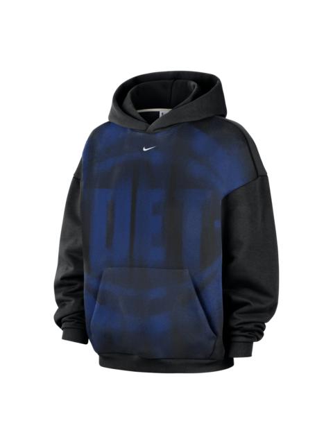 Nike Nike Detroit Pistons Standard Issue NBA Fleece Hoodie 'Black White' IQ2484-010