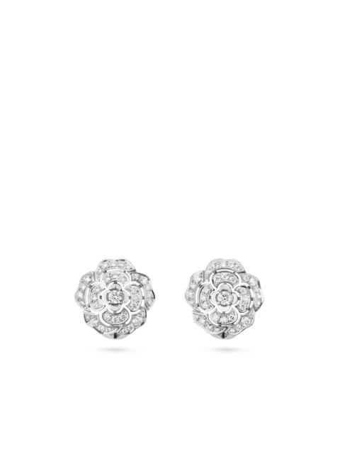 Bouton de Camélia earrings