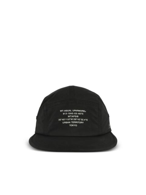 WTAPS text-print organic-cotton cap