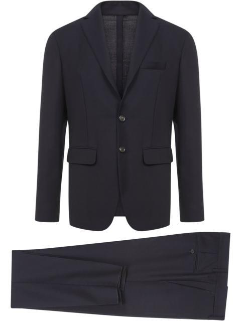 Two pieces dark blue Tropical Tokyo suit in virgin wool with trousers