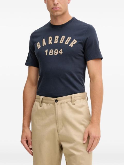Barbour logo-embroidered T-shirt