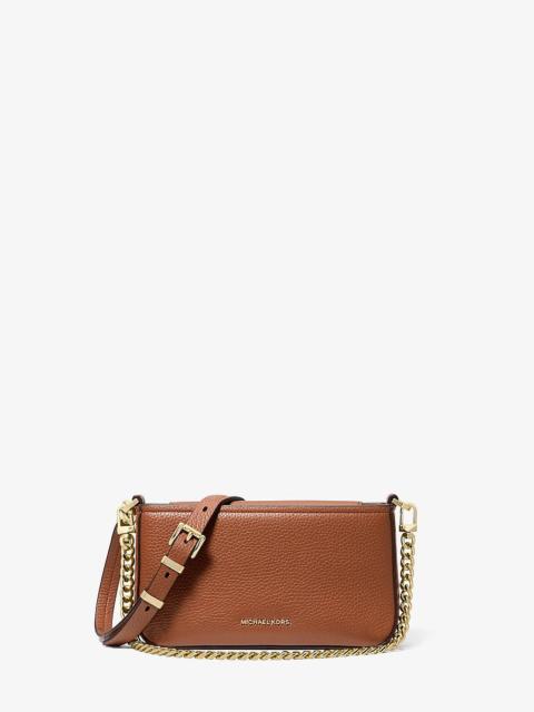 MICHAEL KORS Bryant Small Pebbled Leather Convertible Pochette