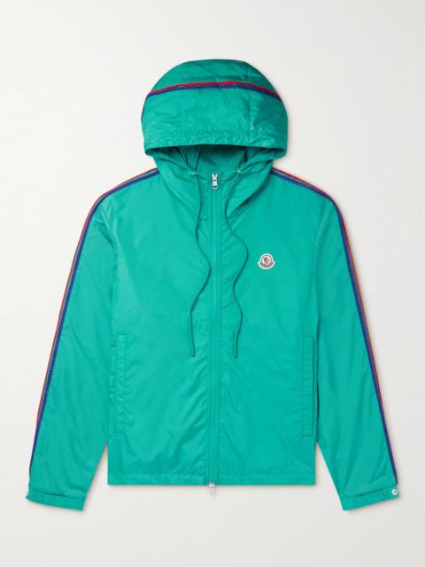 Moncler Hattab Logo-Appliquéd Shell Hooded Jacket