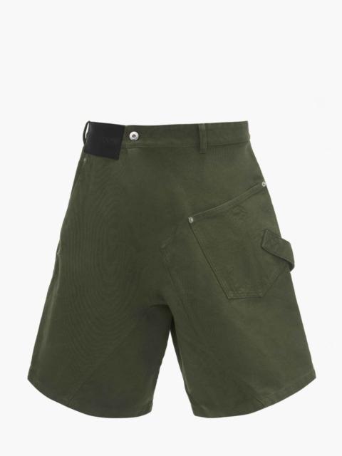 TWISTED WORKWEAR SHORTS