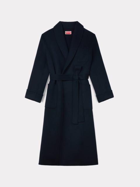 KENZO Shawl wool coat