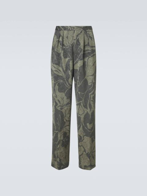 Dries Van Noten Printed straight pants
