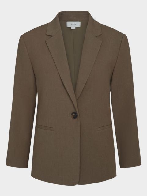 Vince Shrunken Linen Blazer