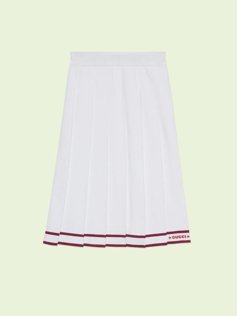 GUCCI Stretch viscose long skirt
