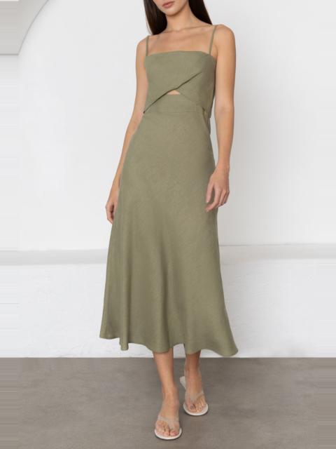 Black Halo Jada Midi dress