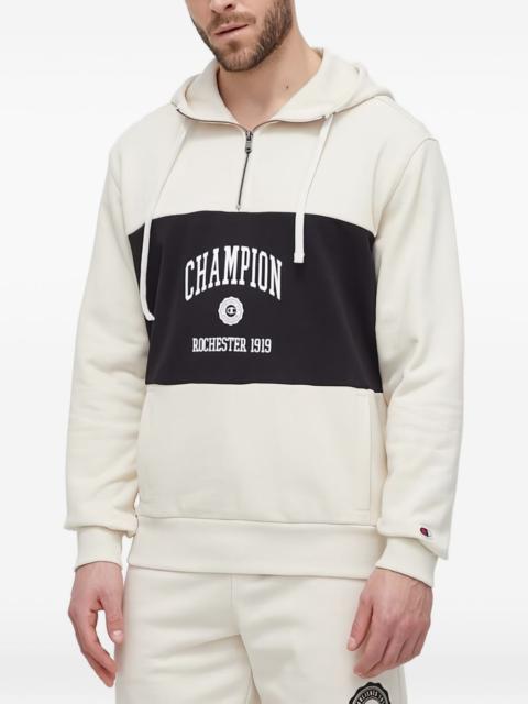 Champion block hooded sweatshirt