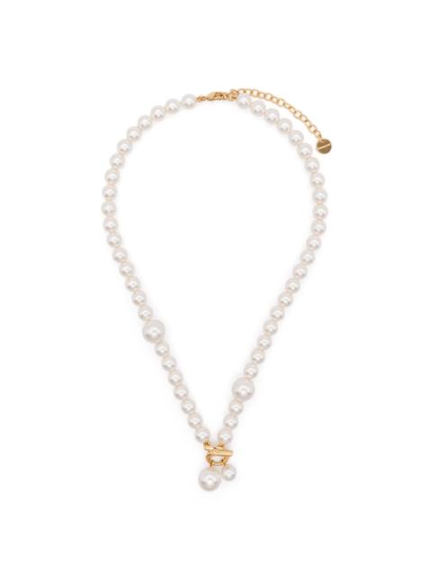 FERRAGAMO pearl-embellished necklace