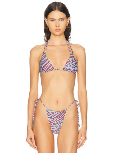 bond-eye Tonya Triangle Bikini Top