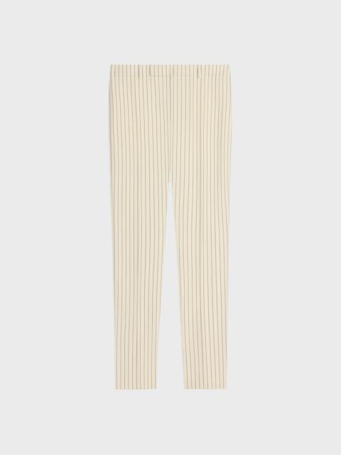 classic pants in striped wool