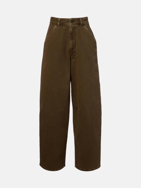 Lemaire High-rise wide-leg jeans