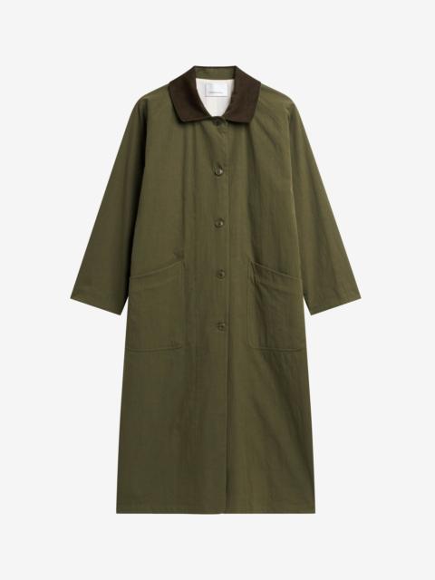 The Frankie Shop Crisnee Long Jacket - Olive
