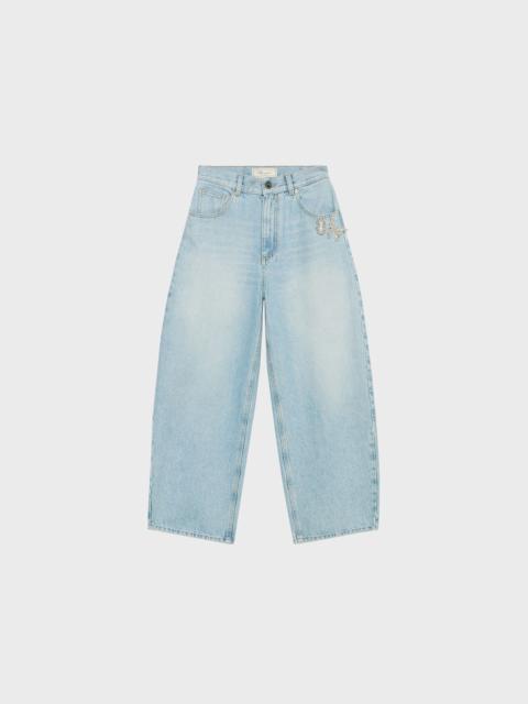 Blumarine BALLOON JEANS WITH METAL PINS