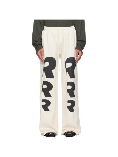 RRR123 Off-White Faster Flight Sweatpants