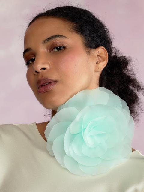CYNTHIA ROWLEY Organza Flower Ties