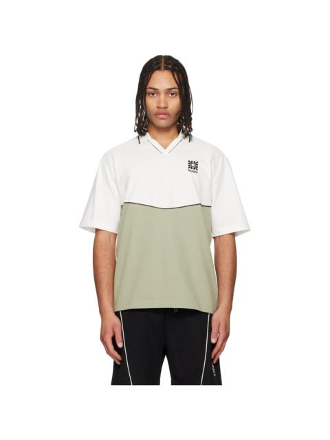 HUGO White & Green Polo