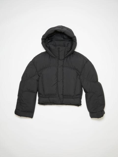 Acne Studios Hooded puffer jacket - Black
