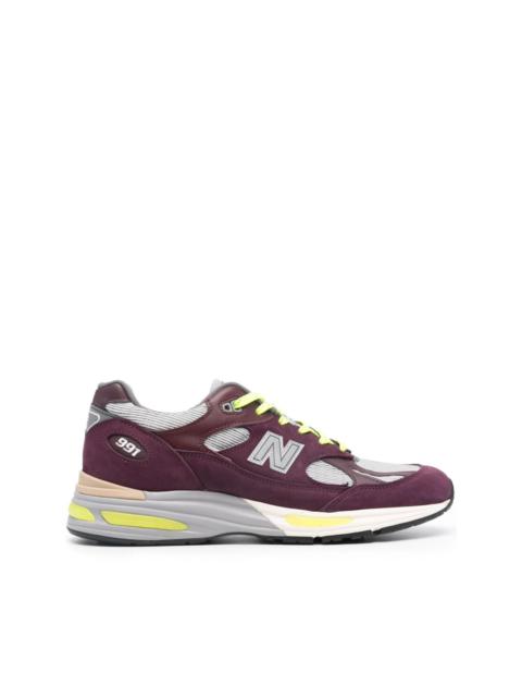 x Patta 991v2 lace-up sneakers