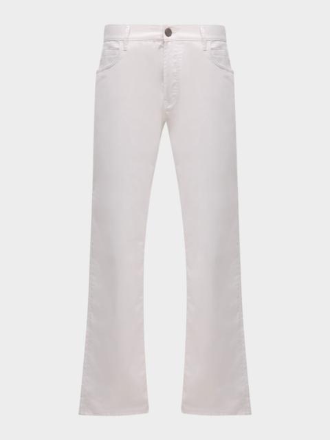 GIORGIO ARMANI Men's Cotton-Silk Stretch Pants