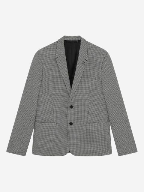 The Kooples BLACK AND WHITE HOUNDSTOOTH SUIT JACKET
