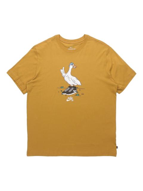 Nike Nike Large Skateboard Short Sleeve Yellow BV7066-790