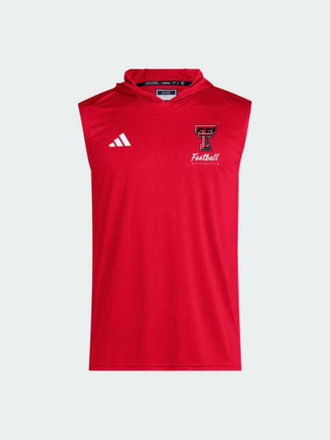 adidas Texas Tech Red Raiders Mens D4T Sleeveless Hoodie