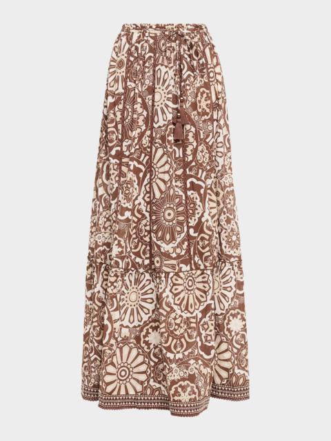 RAMY BROOK Ariella Tiered Maxi Skirt