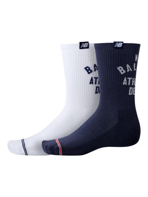 New Balance Lifestyle Midcalf Socks 2 Pack