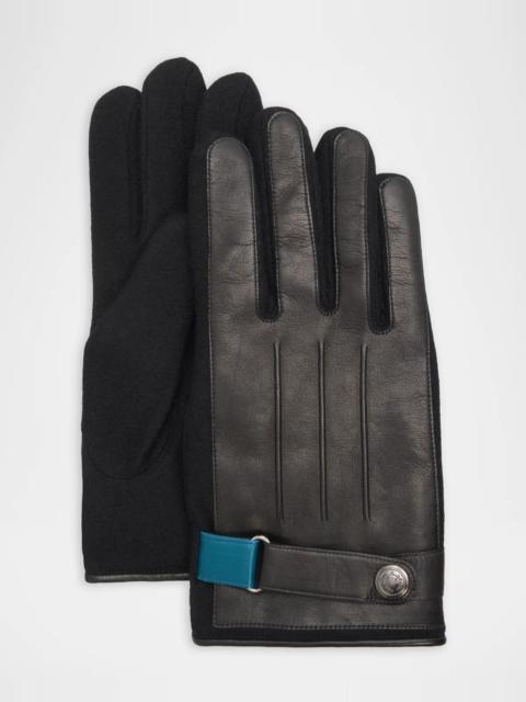 Paul Smith Men's York Button-Tab Gloves