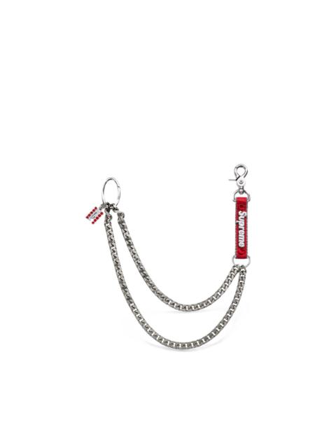 Supreme x b.b. Simon crystal-embellished chain