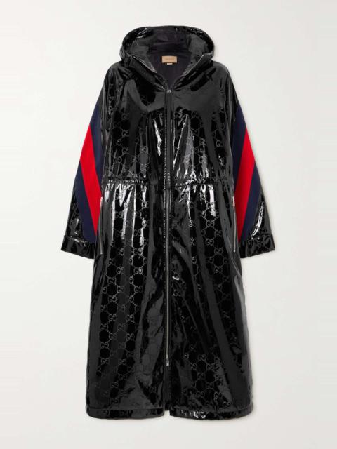 GUCCI Cruise monogram hooded shell coat