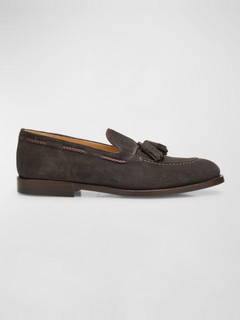 Men's Suede Tassel Loafers