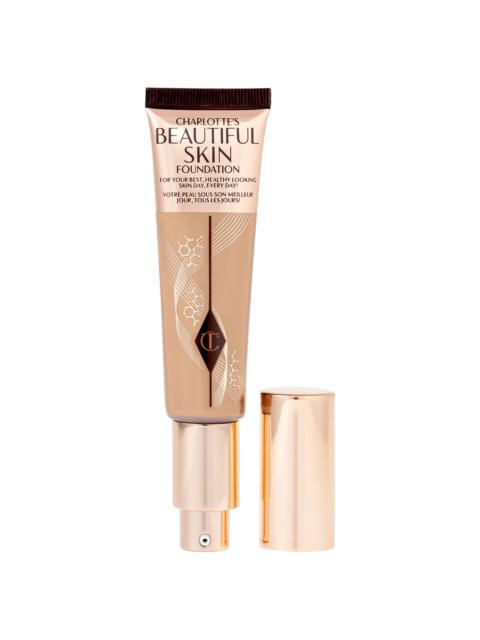 Charlotte Tilbury Beautiful Skin Medium Coverage Liquid Foundation with Hyaluronic Acid