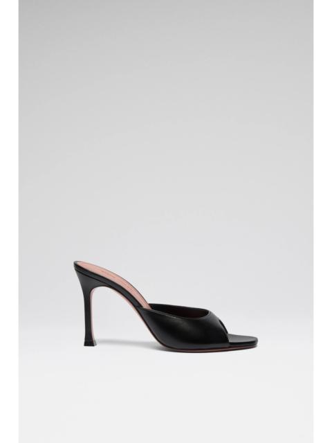 Amina Muaddi ALEXA SLIPPER 95 BLACK NAPPA